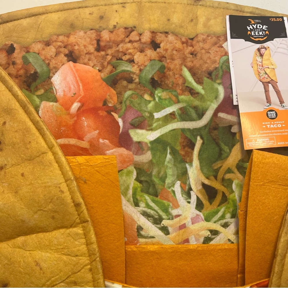 Hyde and Eek Kids & Adults Taco Halloween Costume OS NWT - Picture 6 of 12
